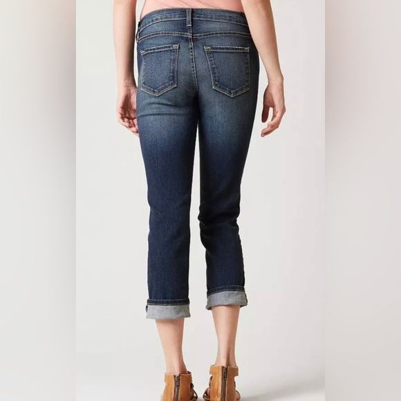 Kancan Mid Rise Skinny Stretch Cropped Jeans. Size 28. - Picture 13 of 14